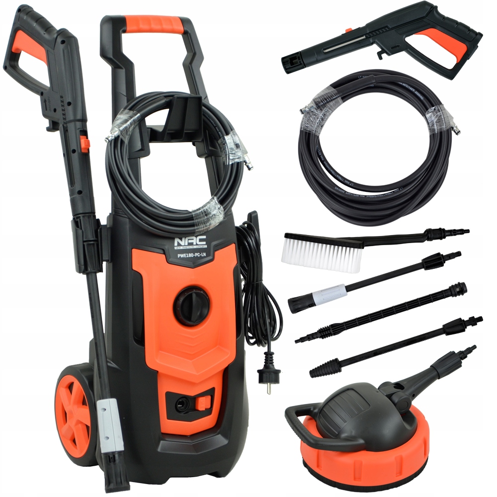 TLAKOVÁ UMÝVAČKA NAC PWE 180-PC-LN 1800 W 130 BAR ALUPUMP TURBO LANCE